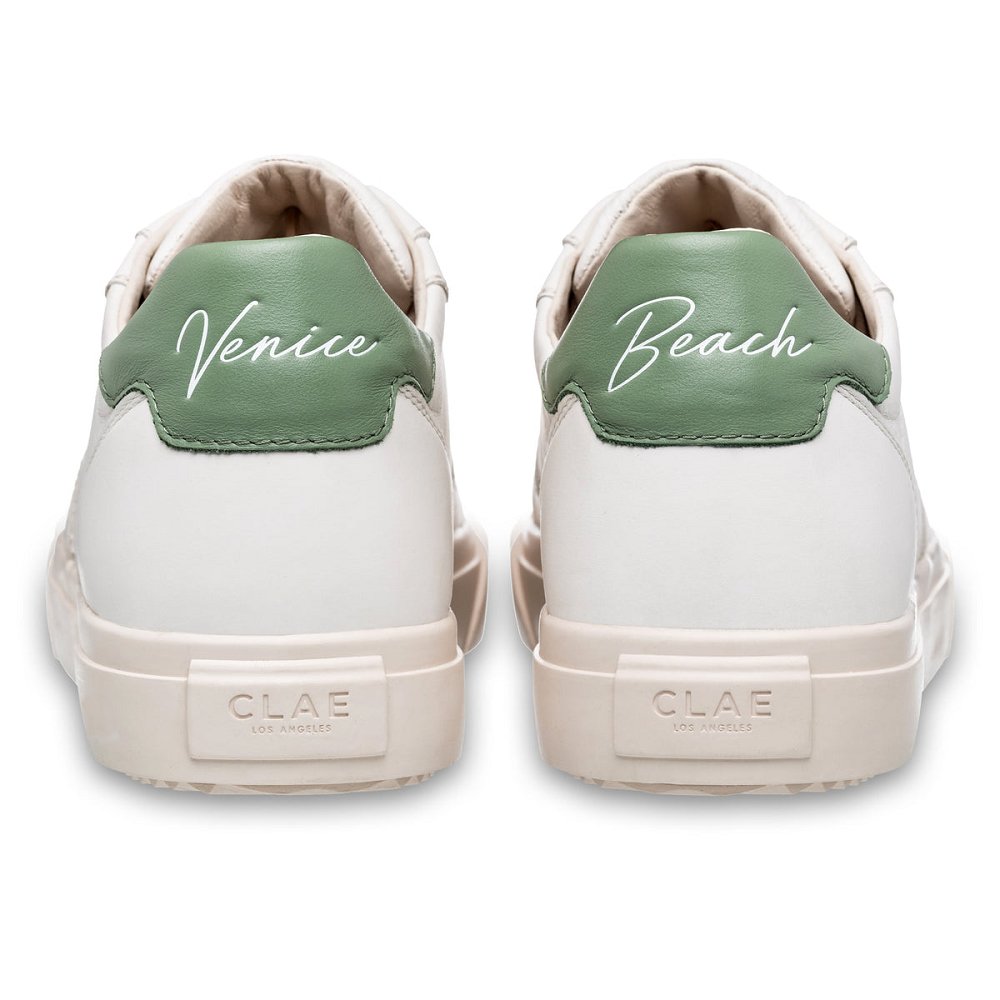 CLAE MALONE VENICE BEACH Shoes Womens USA842-V93 In Off-White Trekking Green Sunset